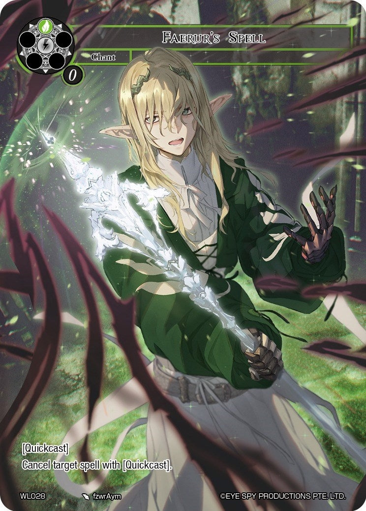 Image for Faerur's Spell (WL028) (Promo Cards) (WL028) - Force of Will