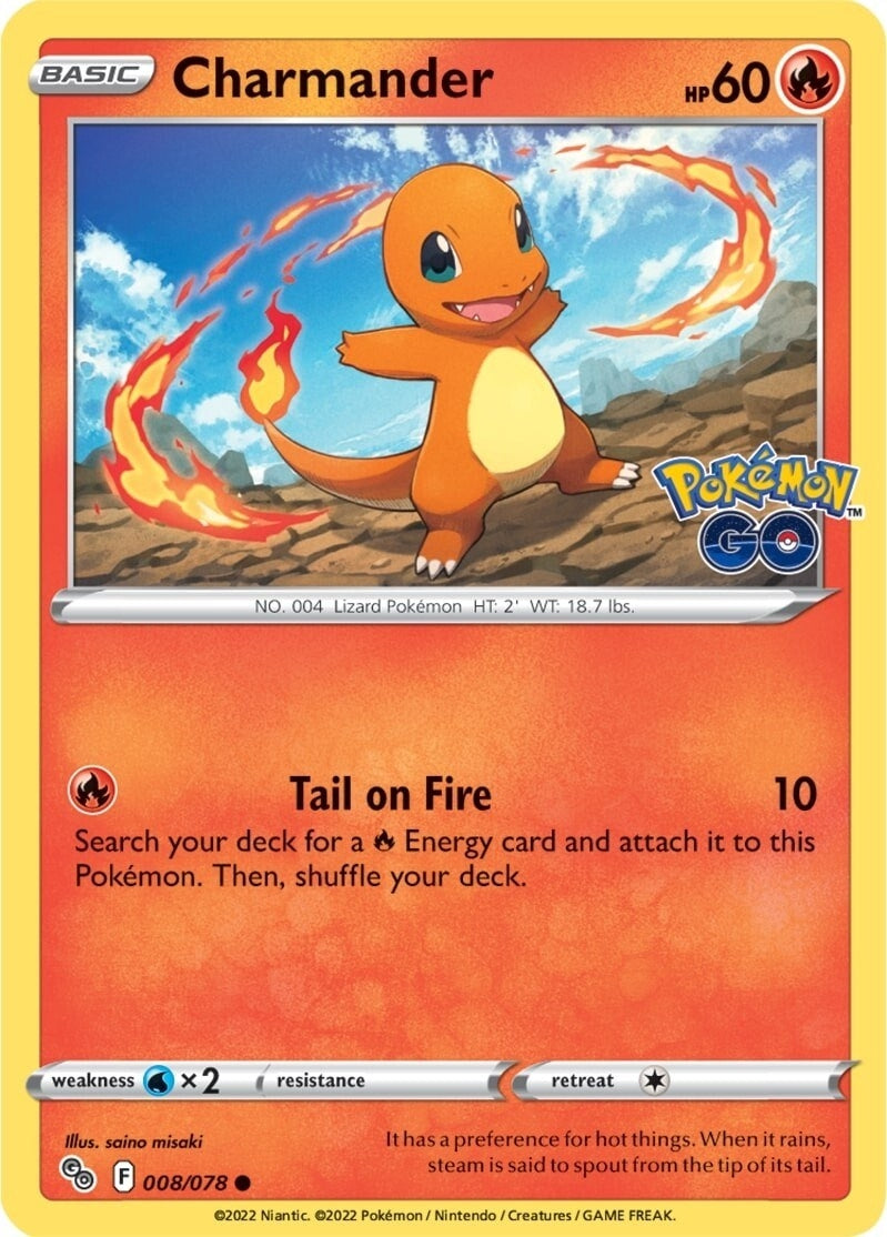 Image for Charmander (Pokemon GO) (008/078) - Pokemon