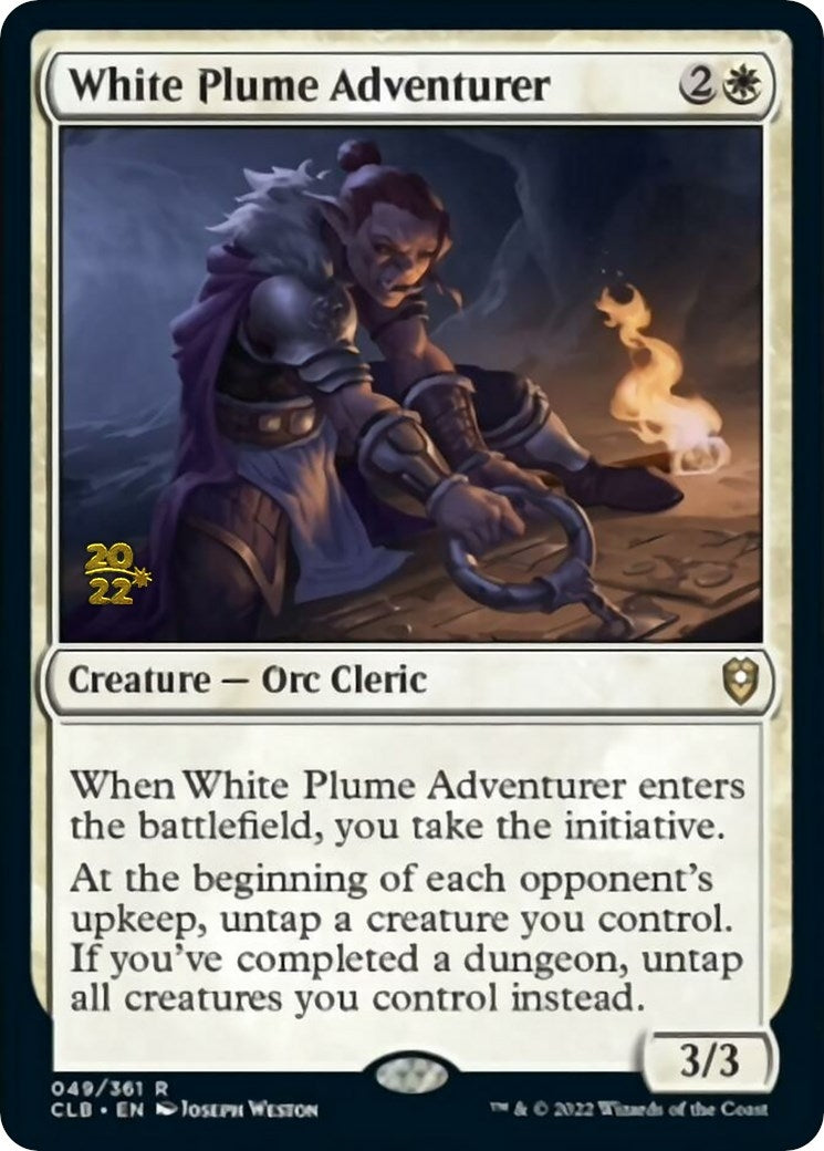 Image for White Plume Adventurer (Prerelease Cards) (49) - Magic: The Gathering