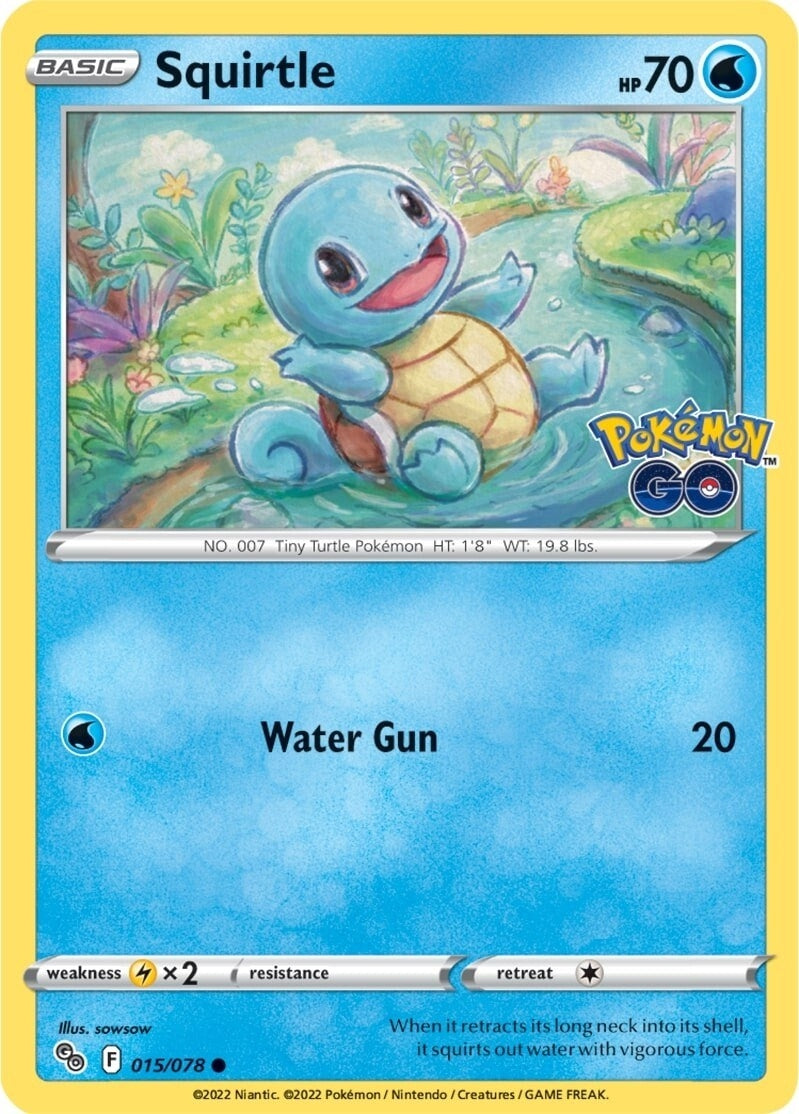 Image for Squirtle (Pokemon GO) (015/078) - Pokemon