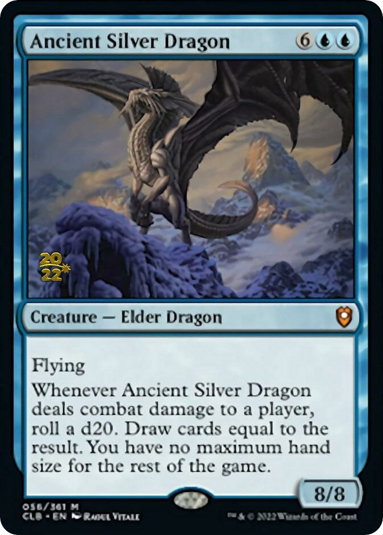 Image for Ancient Silver Dragon (Prerelease Cards) (56) - Magic: The Gathering