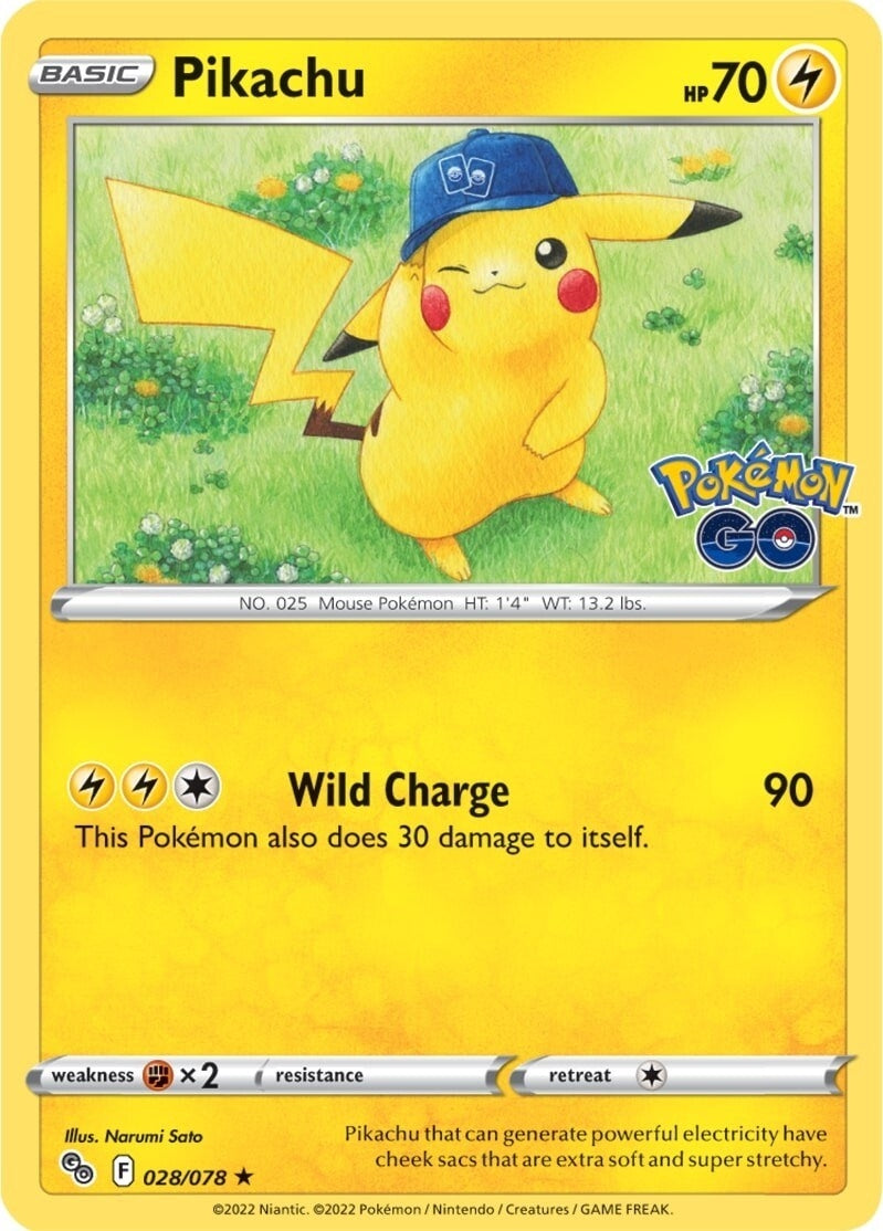 Image for Pikachu (28) (Pokemon GO) (028/078) - Pokemon