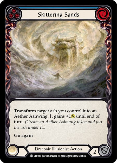 Image for Skittering Sands (Blue) (Uprising) (UPR038) - Flesh and Blood TCG