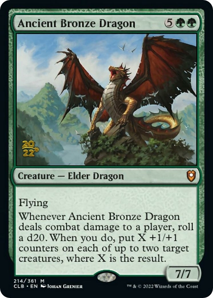 Image for Ancient Bronze Dragon (Prerelease Cards) (214) - Magic: The Gathering
