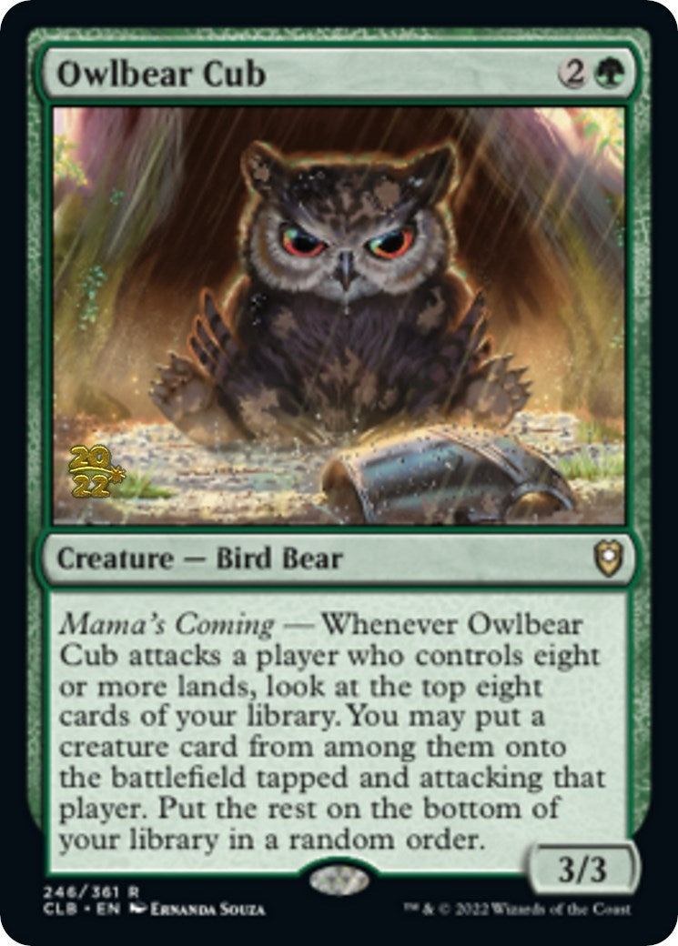 Image for Owlbear Cub (Prerelease Cards) (246) - Magic: The Gathering