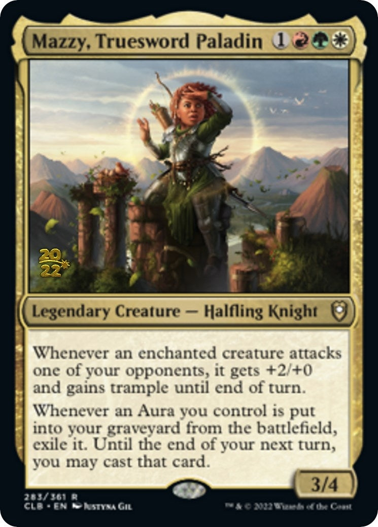 Image for Mazzy, Truesword Paladin (Prerelease Cards) (283) - Magic: The Gathering