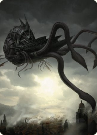 Image for Nautiloid Ship Art Card (Art Series: Commander Legends: Battle for Baldur's Gate) (80) - Magic: The Gathering