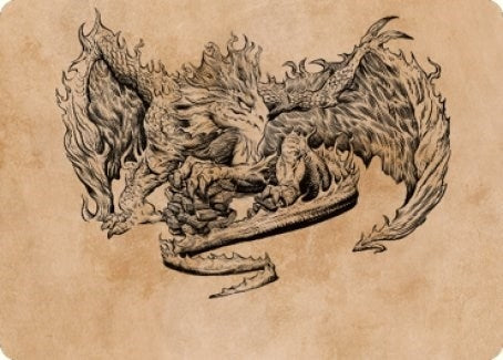 Image for Miirym, Sentinel Wyrm Art Card (Art Series: Commander Legends: Battle for Baldur's Gate) (71) - Magic: The Gathering