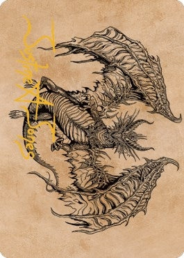 Image for Ganax, Astral Hunter Art Card (Gold-Stamped Signature) (Art Series: Commander Legends: Battle for Baldur's Gate) (53) - Magic: The Gathering