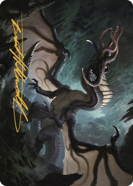 Image for Brainstealer Dragon Art Card (Gold-Stamped Signature) (Art Series: Commander Legends: Battle for Baldur's Gate) (31) - Magic: The Gathering