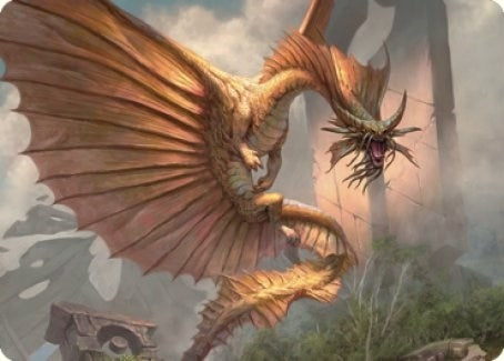 Image for Ancient Gold Dragon Art Card (28/81) (Art Series: Commander Legends: Battle for Baldur's Gate) (28) - Magic: The Gathering