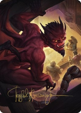 Image for Imp Art Card (Gold-Stamped Signature) (Art Series: Commander Legends: Battle for Baldur's Gate) (19) - Magic: The Gathering