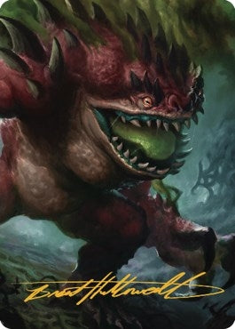 Image for Hezrou Art Card (Gold-Stamped Signature) (Art Series: Commander Legends: Battle for Baldur's Gate) (17) - Magic: The Gathering