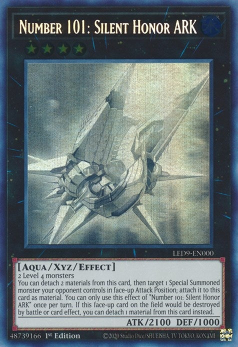 Image for Number 101: Silent Honor ARK (Legendary Duelists: Duels From the Deep) (LED9-EN000) - YuGiOh