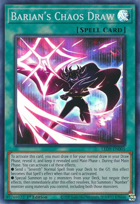 Image for Barian's Chaos Draw (Legendary Duelists: Duels From the Deep) (LED9-EN005) - YuGiOh