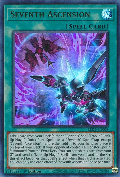 Image for Seventh Ascension (Legendary Duelists: Duels From the Deep) (LED9-EN006) - YuGiOh