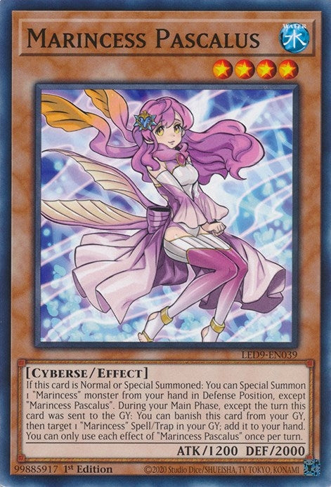 Image for Marincess Pascalus (Legendary Duelists: Duels From the Deep) (LED9-EN039) - YuGiOh