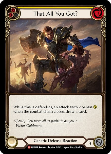 Image for That All You Got? (Uprising) (UPR189) - Flesh and Blood TCG