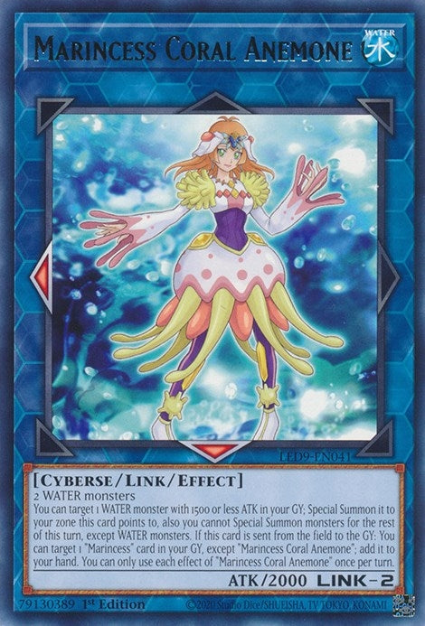 Image for Marincess Coral Anemone (Legendary Duelists: Duels From the Deep) (LED9-EN041) - YuGiOh