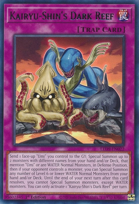 Image for Kairyu-Shin's Dark Reef (Legendary Duelists: Duels From the Deep) (LED9-EN022) - YuGiOh