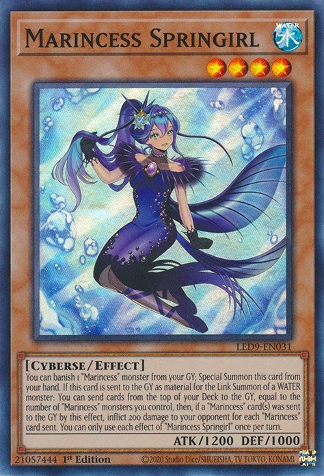 Image for Marincess Springirl (Legendary Duelists: Duels From the Deep) (LED9-EN031) - YuGiOh