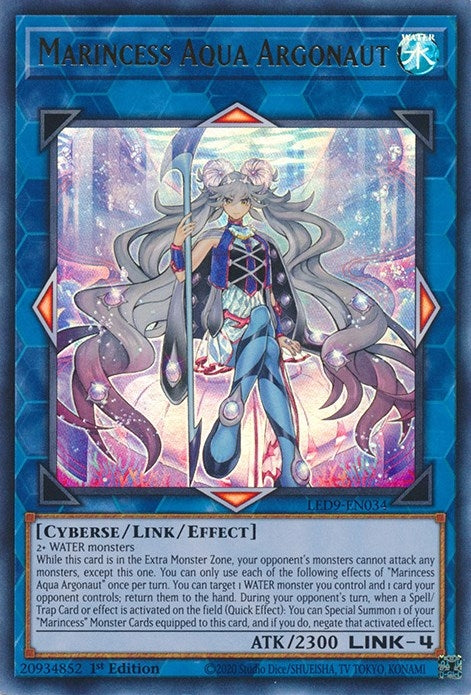 Image for Marincess Aqua Argonaut (Legendary Duelists: Duels From the Deep) (LED9-EN034) - YuGiOh