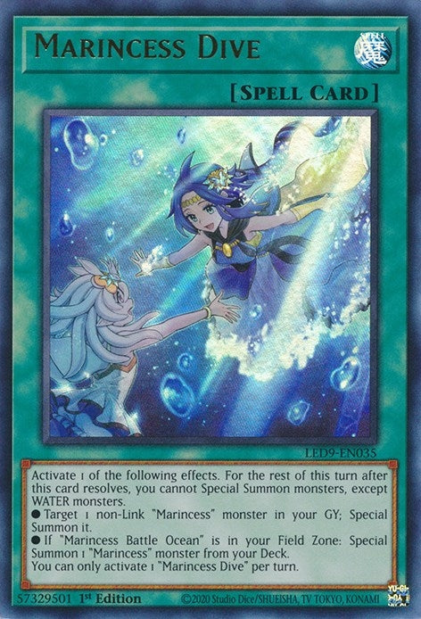Image for Marincess Dive (Legendary Duelists: Duels From the Deep) (LED9-EN035) - YuGiOh