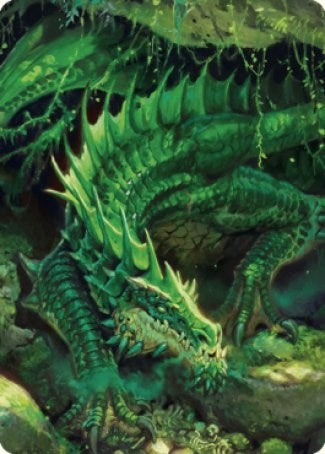 Image for Adult Green Dragon Art Card (Art Series: Commander Legends: Battle for Baldur's Gate) (1) - Magic: The Gathering