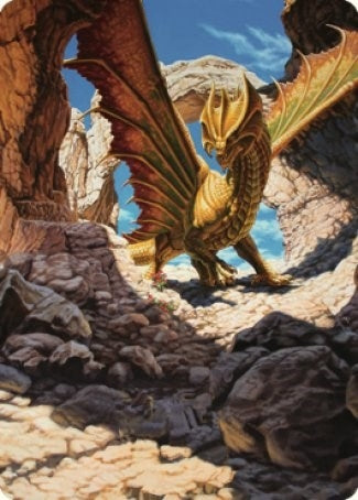Image for Ancient Brass Dragon Art Card (2/81) (Art Series: Commander Legends: Battle for Baldur's Gate) (2) - Magic: The Gathering