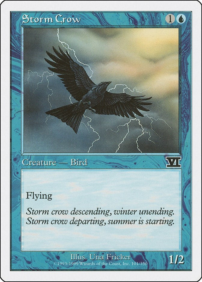 Image for Storm Crow (Classic Sixth Edition) (101) - Magic: The Gathering
