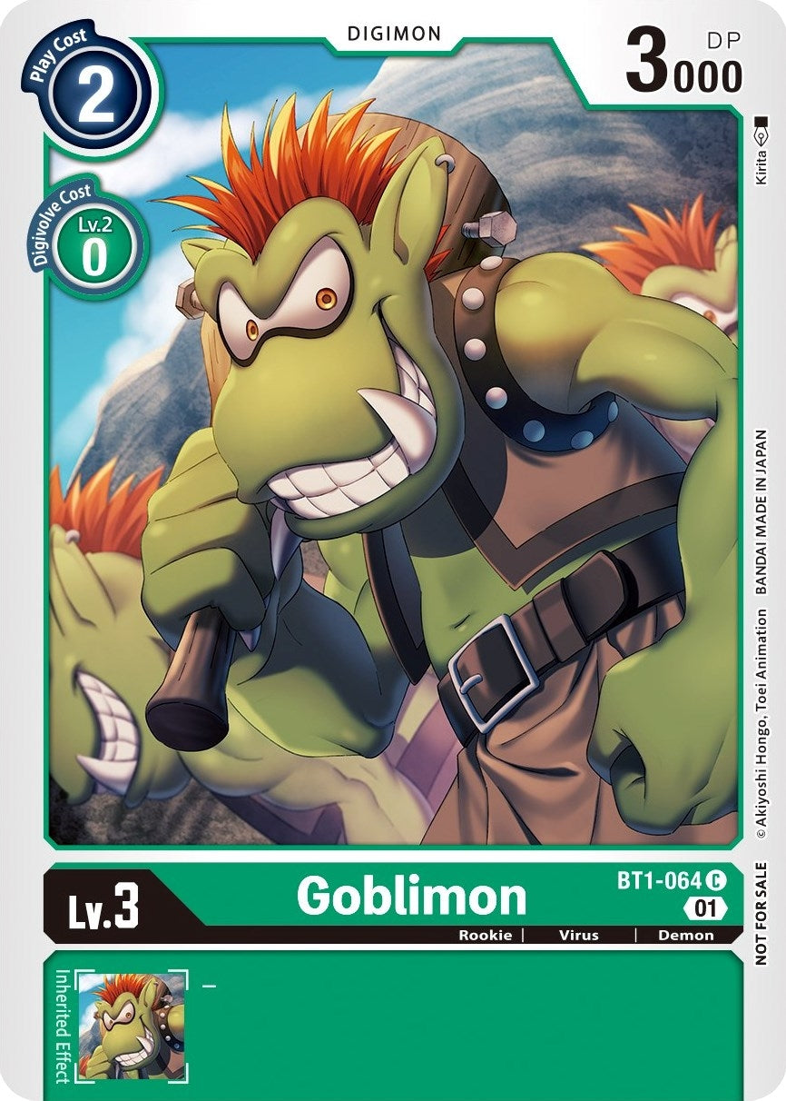 Image for Goblimon - BT1-064 (Winner Pack New Awakening) (BT01-03A) (BT1-064 C) - Digimon Card Game