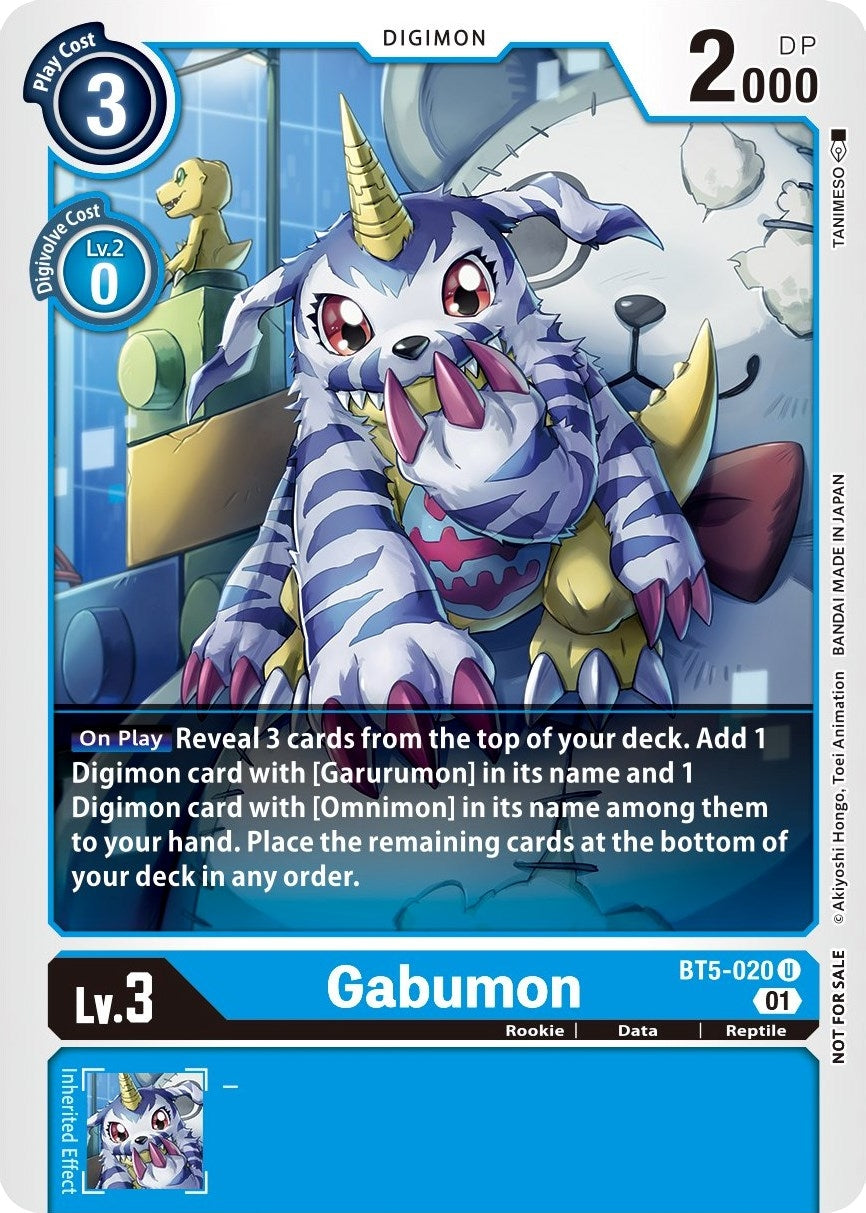 Image for Gabumon - BT5-020 (Winner Pack New Awakening) (BT05) (5020)