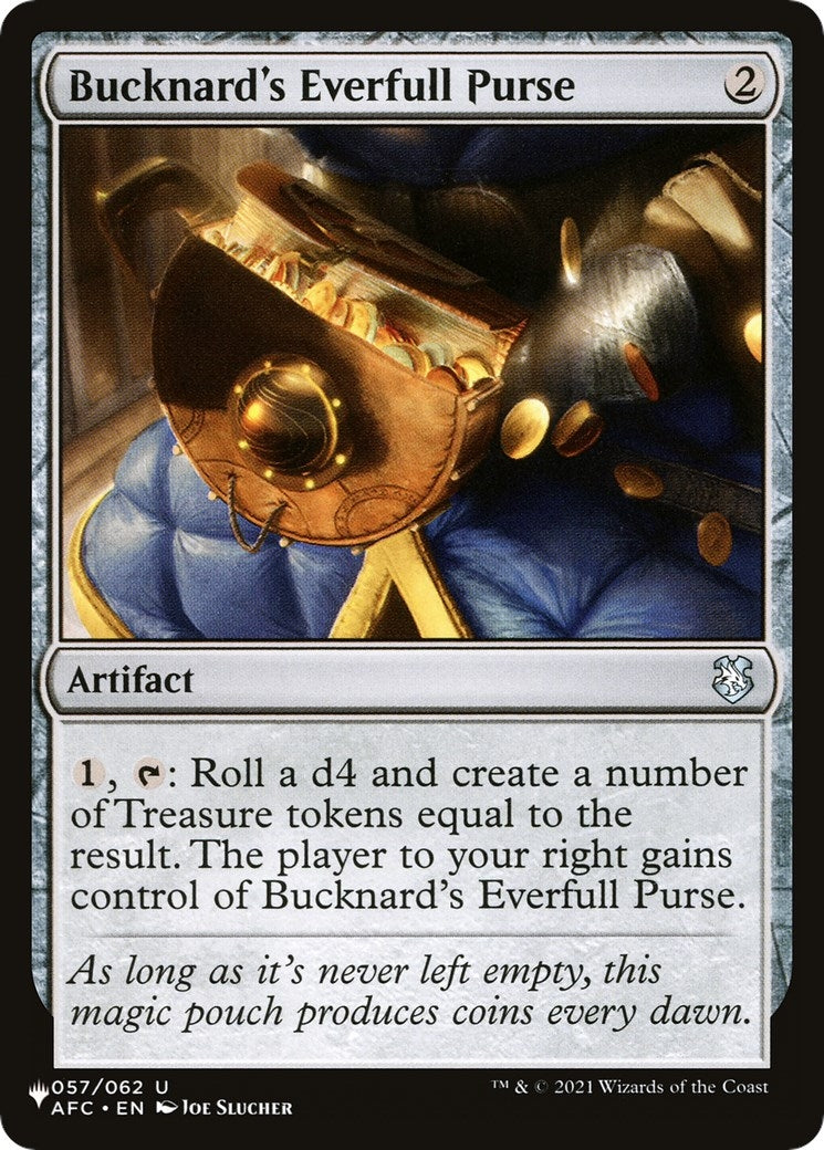 Image for Bucknard's Everfull Purse (The List Reprints) (057/062) - Magic: The Gathering