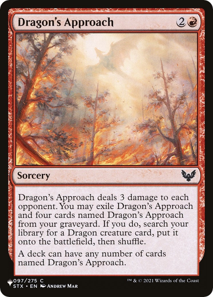 Image for Dragon's Approach (The List Reprints) (097/275) - Magic: The Gathering