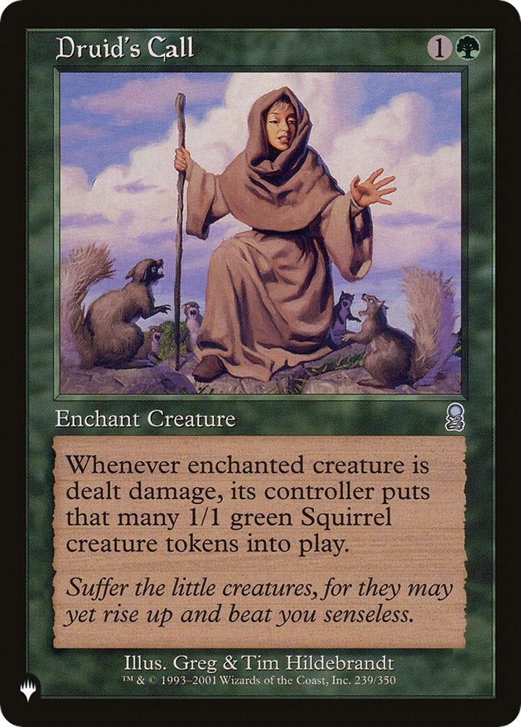 Image for Druid's Call (The List Reprints) (239/350) - Magic: The Gathering