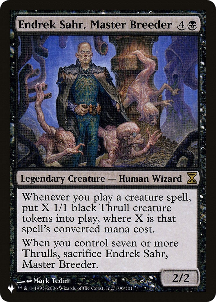Image for Endrek Sahr, Master Breeder (The List Reprints) (106/301) - Magic: The Gathering