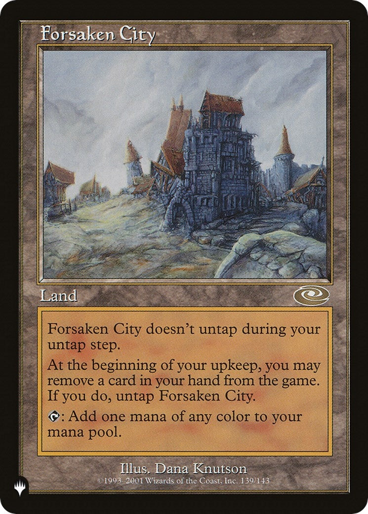 Image for Forsaken City (The List Reprints) (139/143) - Magic: The Gathering