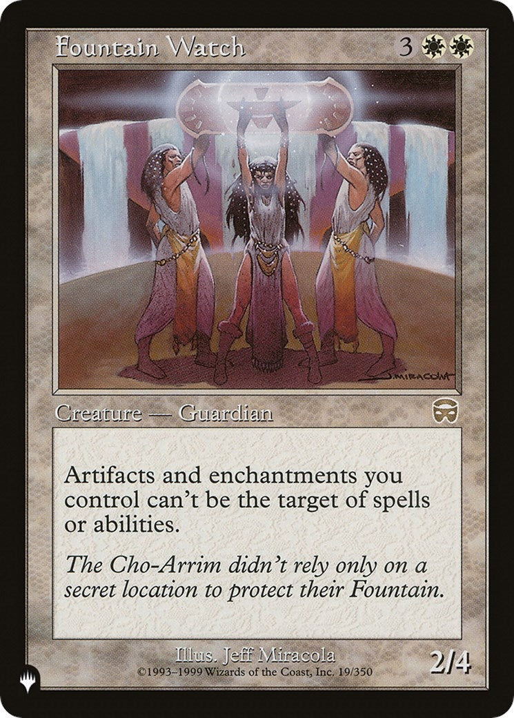 Image for Fountain Watch (The List Reprints) (19/350) - Magic: The Gathering