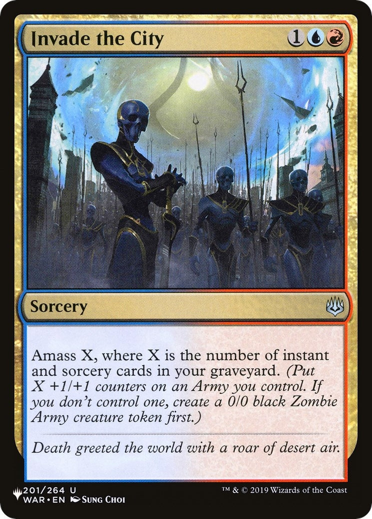 Image for Invade the City (The List Reprints) (201/264) - Magic: The Gathering
