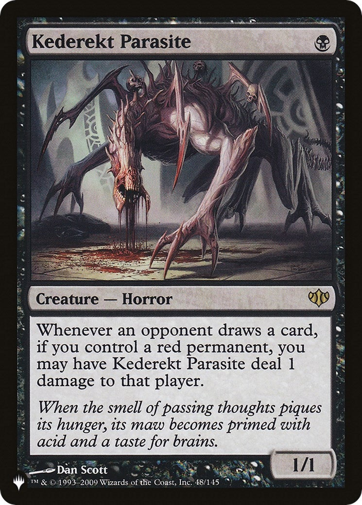 Image for Kederekt Parasite (The List Reprints) (48/145) - Magic: The Gathering