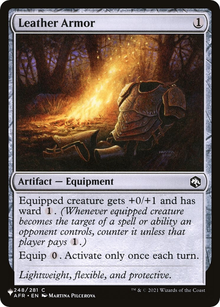 Image for Leather Armor (The List Reprints) (248/281) - Magic: The Gathering