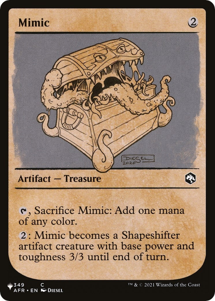 Image for Mimic (Showcase) (The List Reprints) (349/281) - Magic: The Gathering