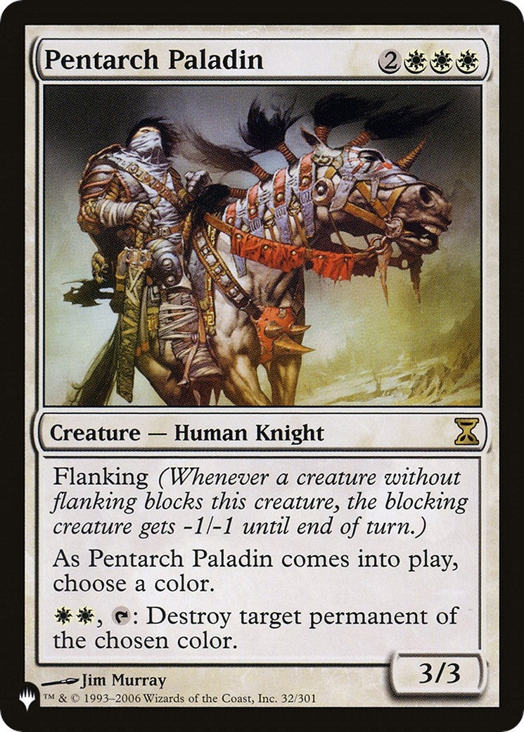 Image for Pentarch Paladin (The List Reprints) (32/301) - Magic: The Gathering
