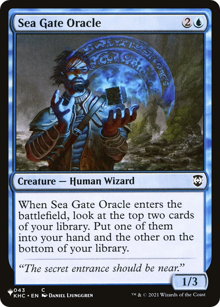 Image for Sea Gate Oracle (KHC) (The List Reprints) (043) - Magic: The Gathering