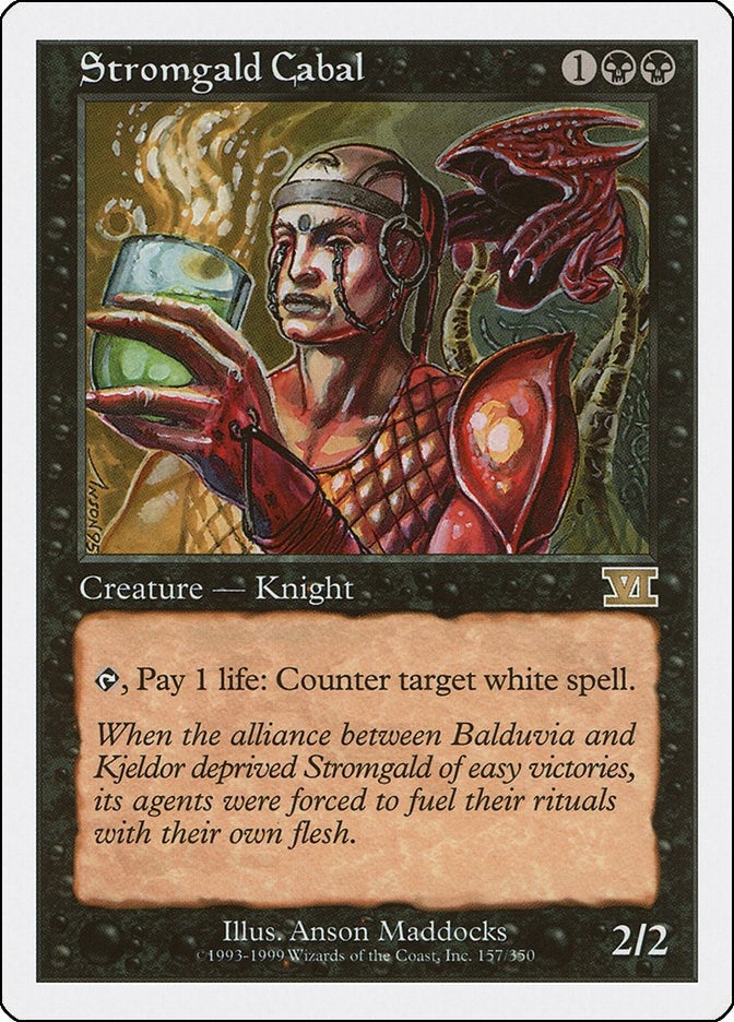 Image for Stromgald Cabal (Classic Sixth Edition) (157) - Magic: The Gathering