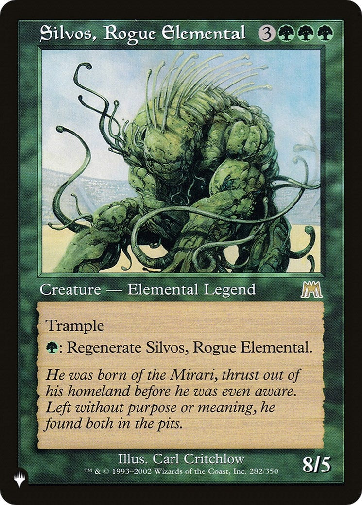 Image for Silvos, Rogue Elemental (The List Reprints) (282/350) - Magic: The Gathering