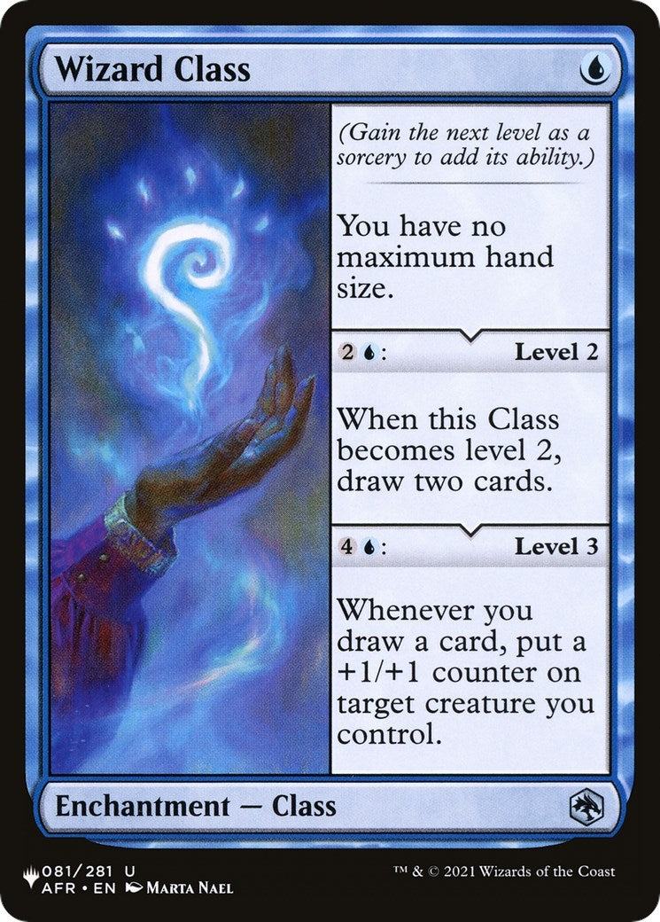 Image for Wizard Class (The List Reprints) (081/281) - Magic: The Gathering