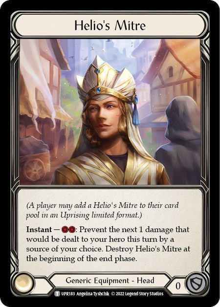 Image for Helio's Mitre (Uprising) (UPR183) - Flesh and Blood TCG