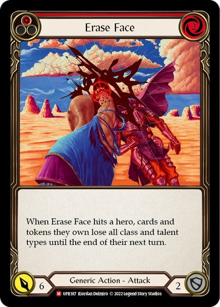 Image for Erase Face (Uprising) (UPR187) - Flesh and Blood TCG