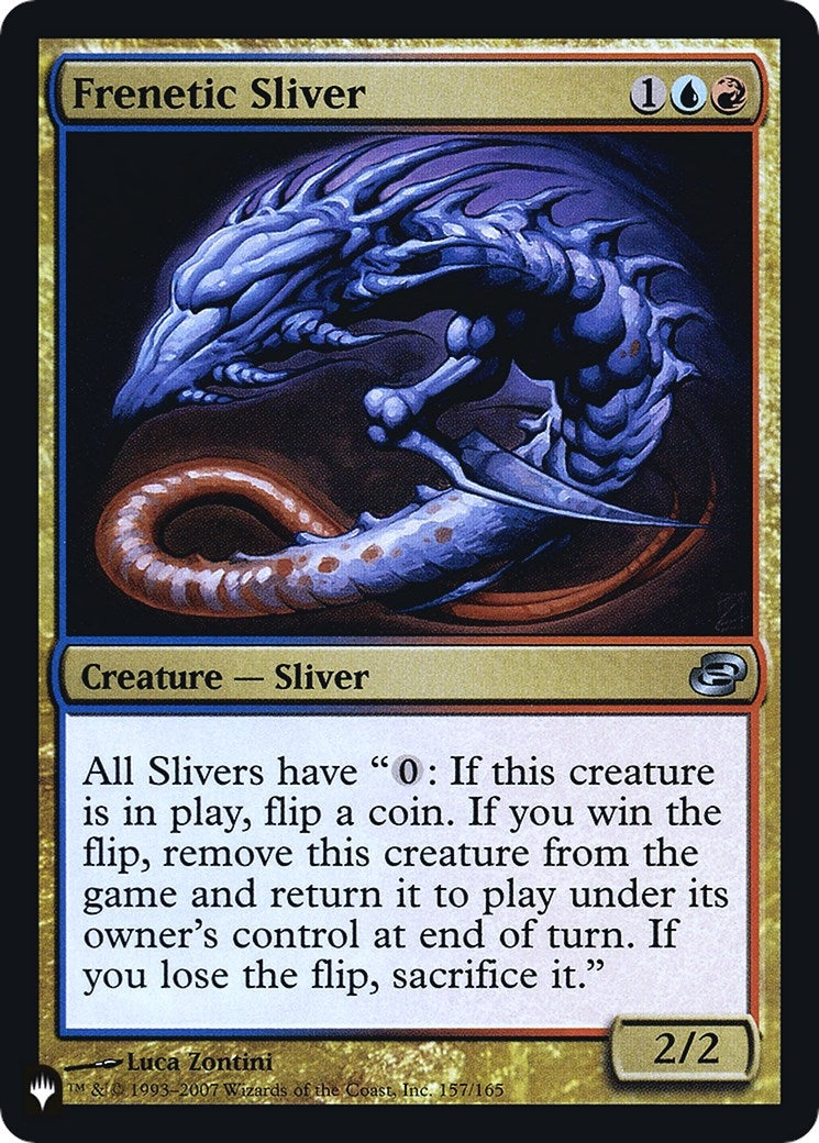 Image for Frenetic Sliver (The List Reprints) (157) - Magic: The Gathering